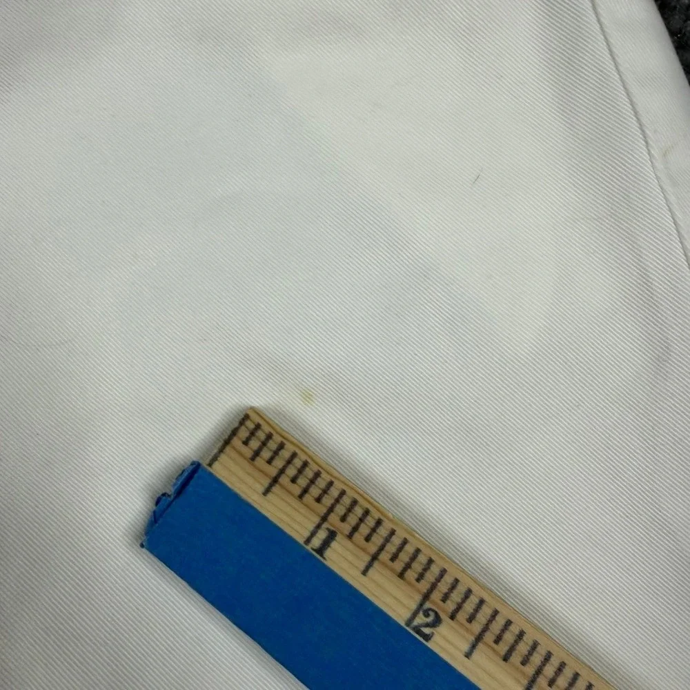 Polo Ralph Lauren Prospect Chino Shorts Mens 40 White Cotton Flat Front 9 Inseam